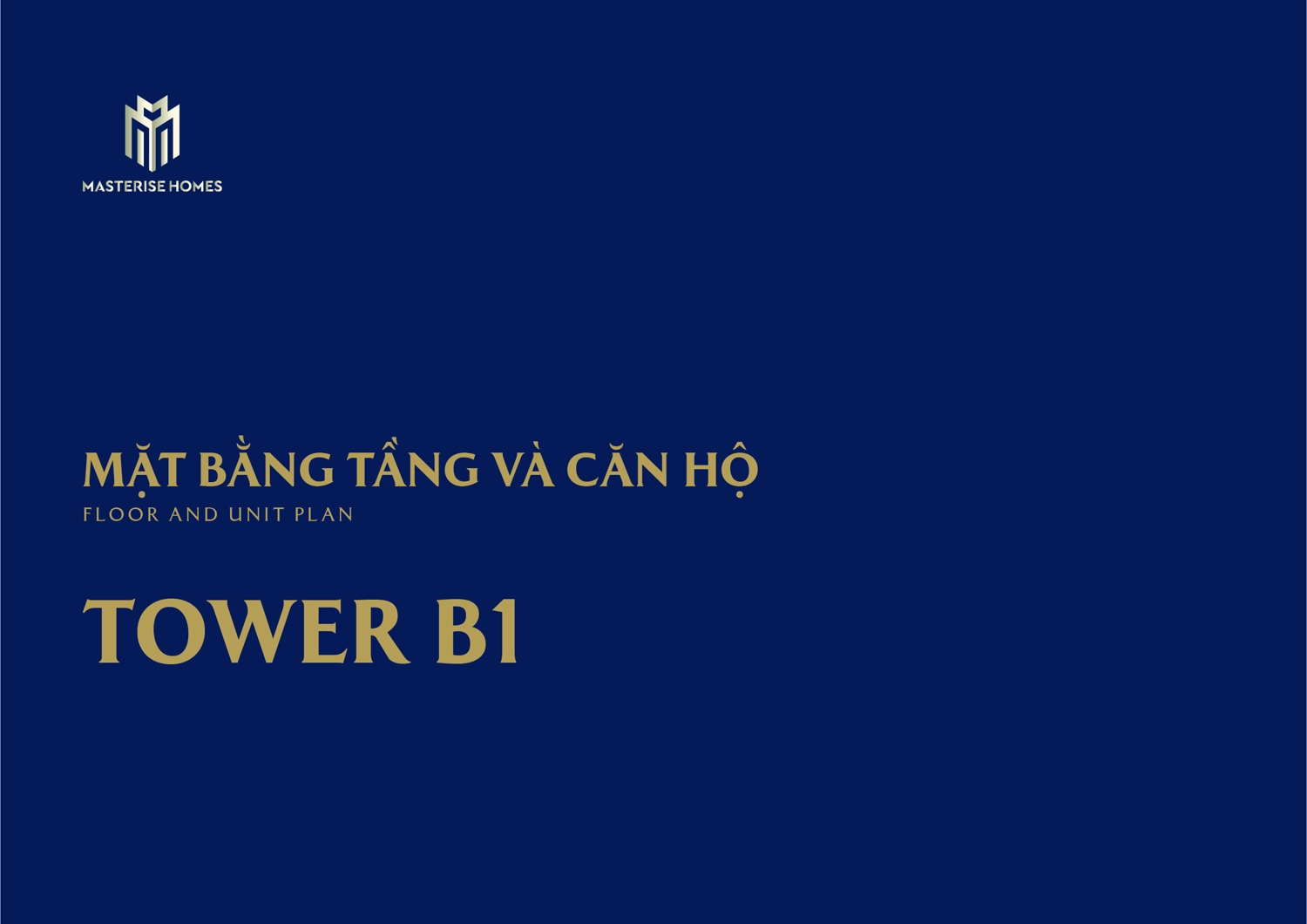 Mặt bằng t&ograve;a B1