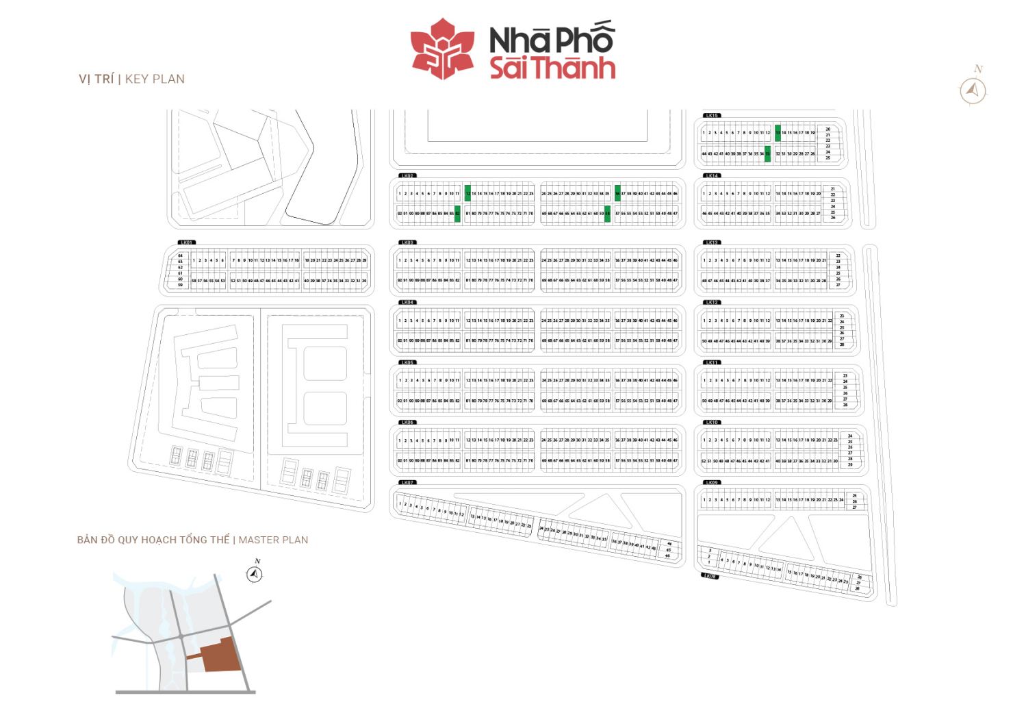 Vị tr&iacute; v&agrave; thiết kế layout 2A - Layout 1