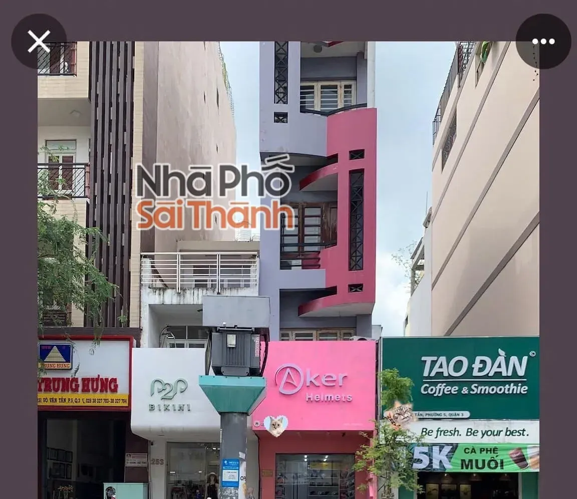 Hình ảnh Bán Nhà Mặt Tiền 257 Võ Văn Tần, Bàn Cờ
