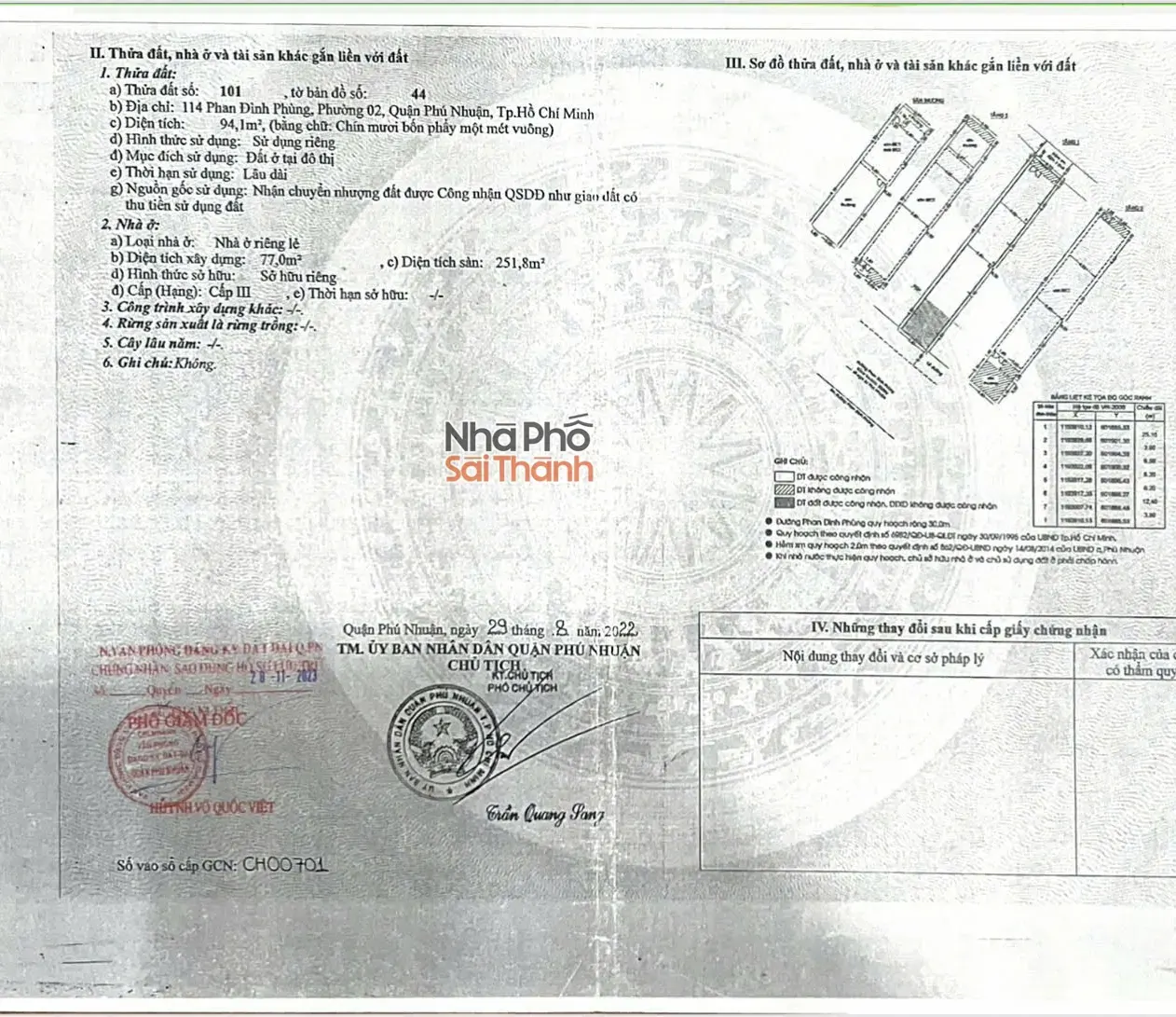 Hình ảnh Bán Nhà Mặt Tiền 114 Phan Đình Phùng, Phường 2, Q. Phú Nhuận