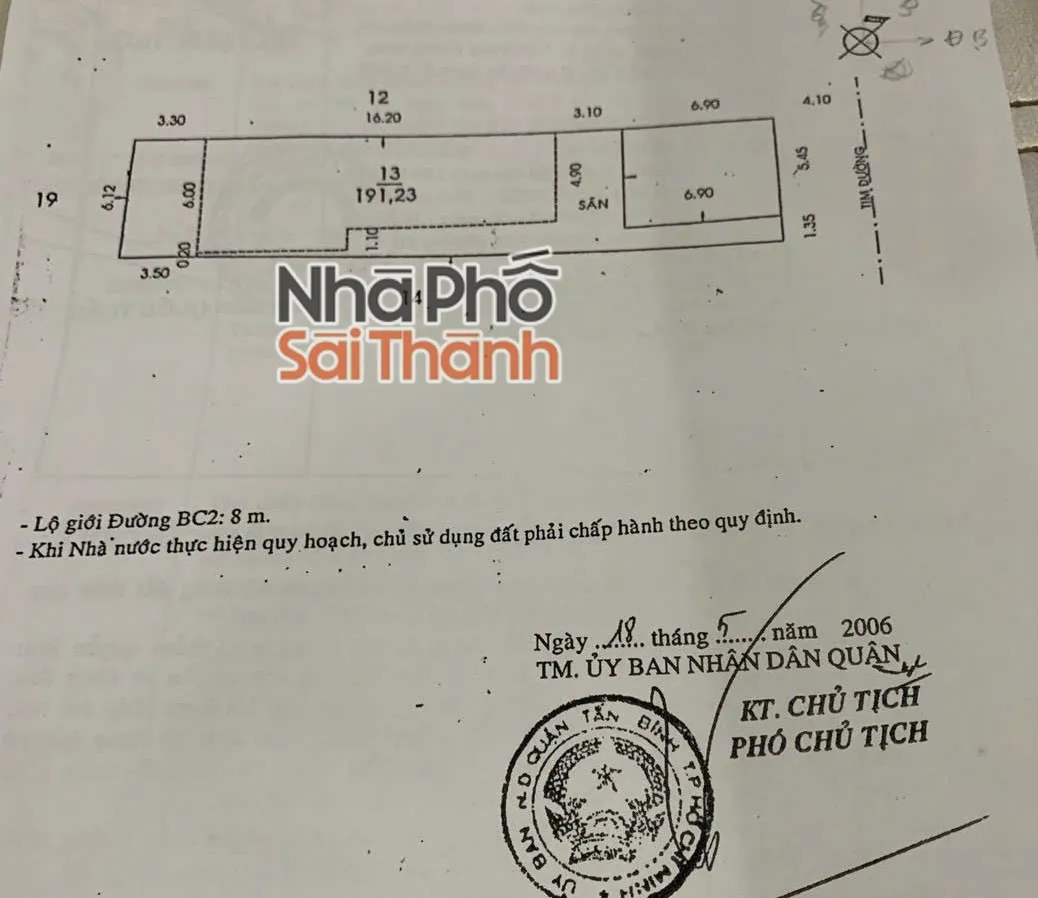 Hình ảnh Bán Nhà Mặt Tiền 12 Bàu Cát 2, Phường 14, Q. Tân Bình