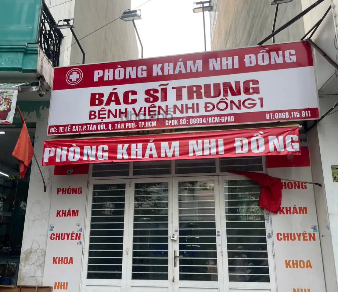 Hình ảnh Nhà mặt tiền 1E Lê Sát, Quận Tân Phú