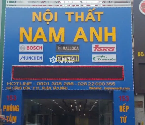 Hình ảnh Bán Nhà Mặt Tiền 153 Cộng Hoà, P.12, Tân Bình