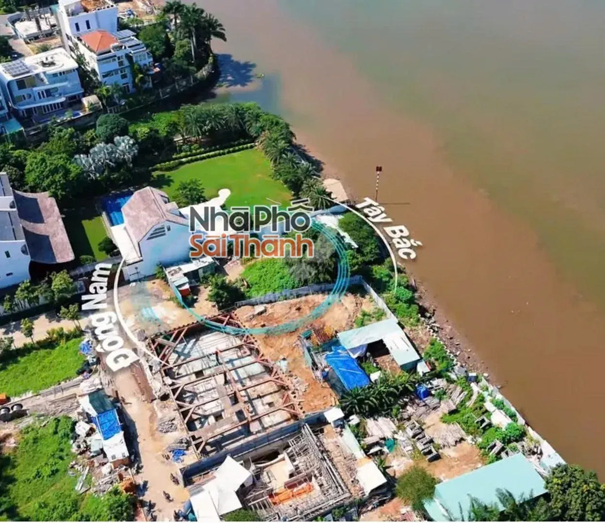 Hình ảnh Bán đất mặt sông 165 Nguyễn Văn Hưởng Phường An Khánh ( Thảo Điền)