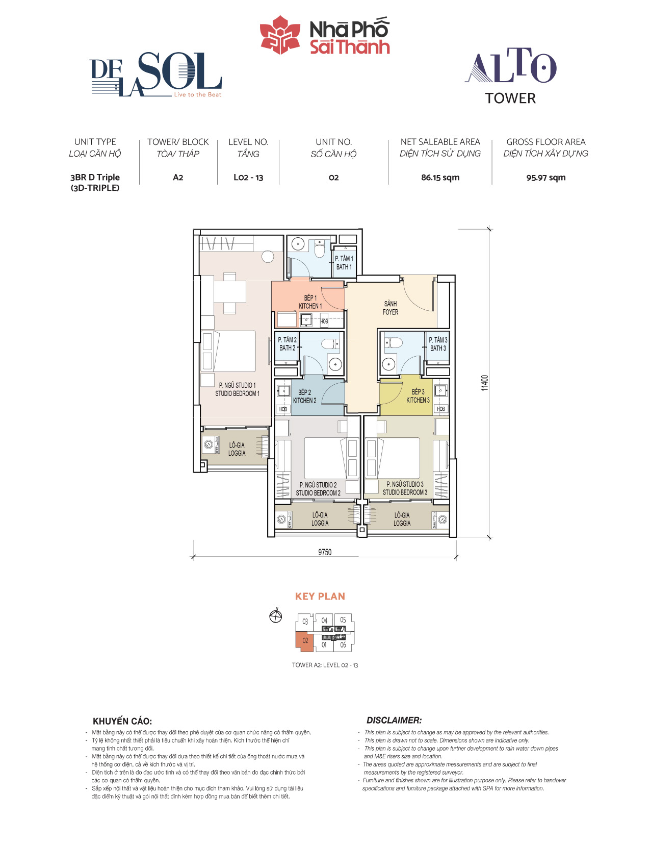 Mặt bằng To&agrave; Alto - Layout 14