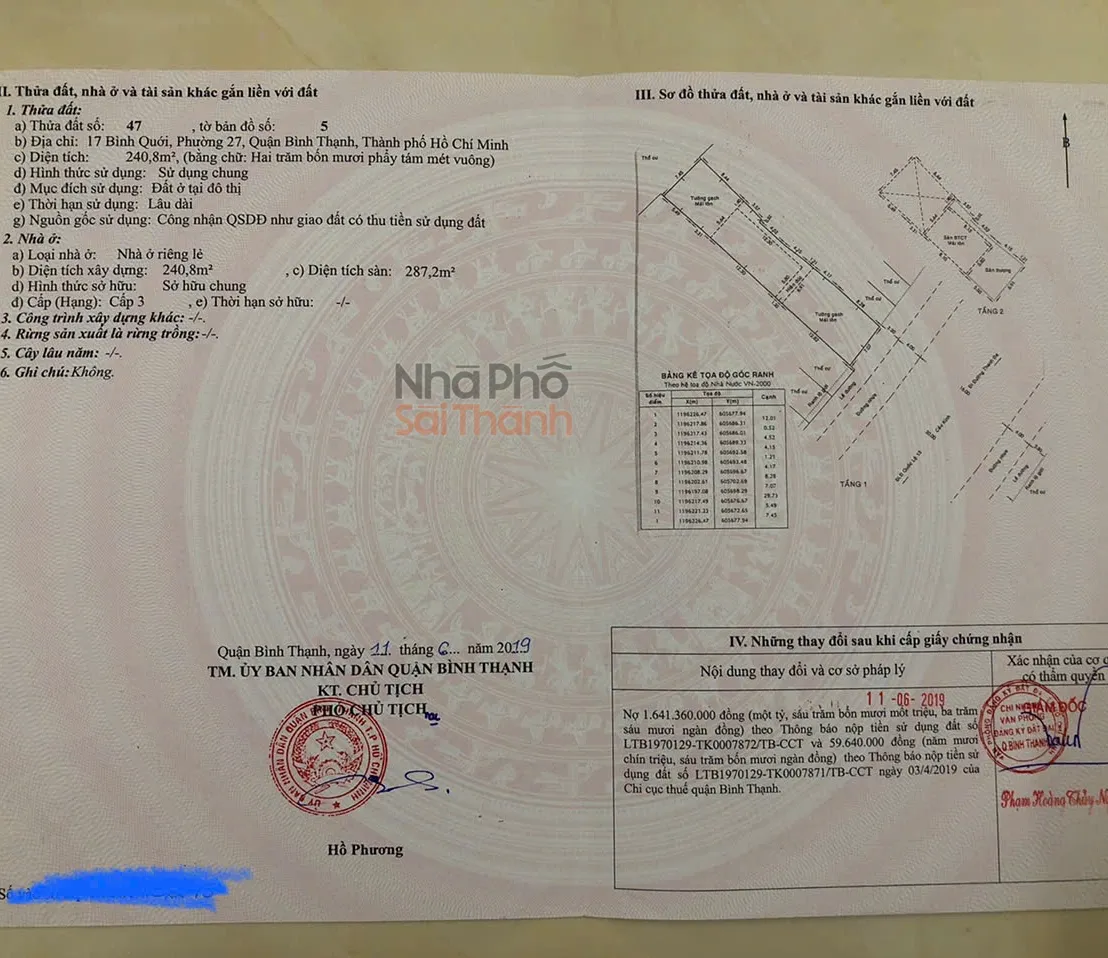 Hình ảnh Bán Nhà Mặt Tiền 17 Bình Quới, P.27, Bình Thạnh