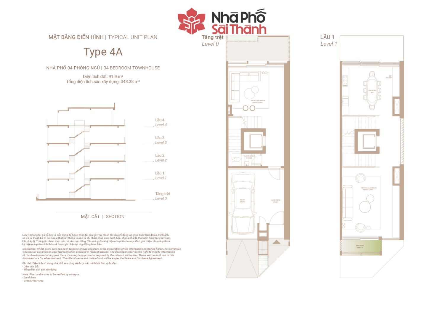 Vị tr&iacute; v&agrave; thiết kế layout 4A - Layout 2