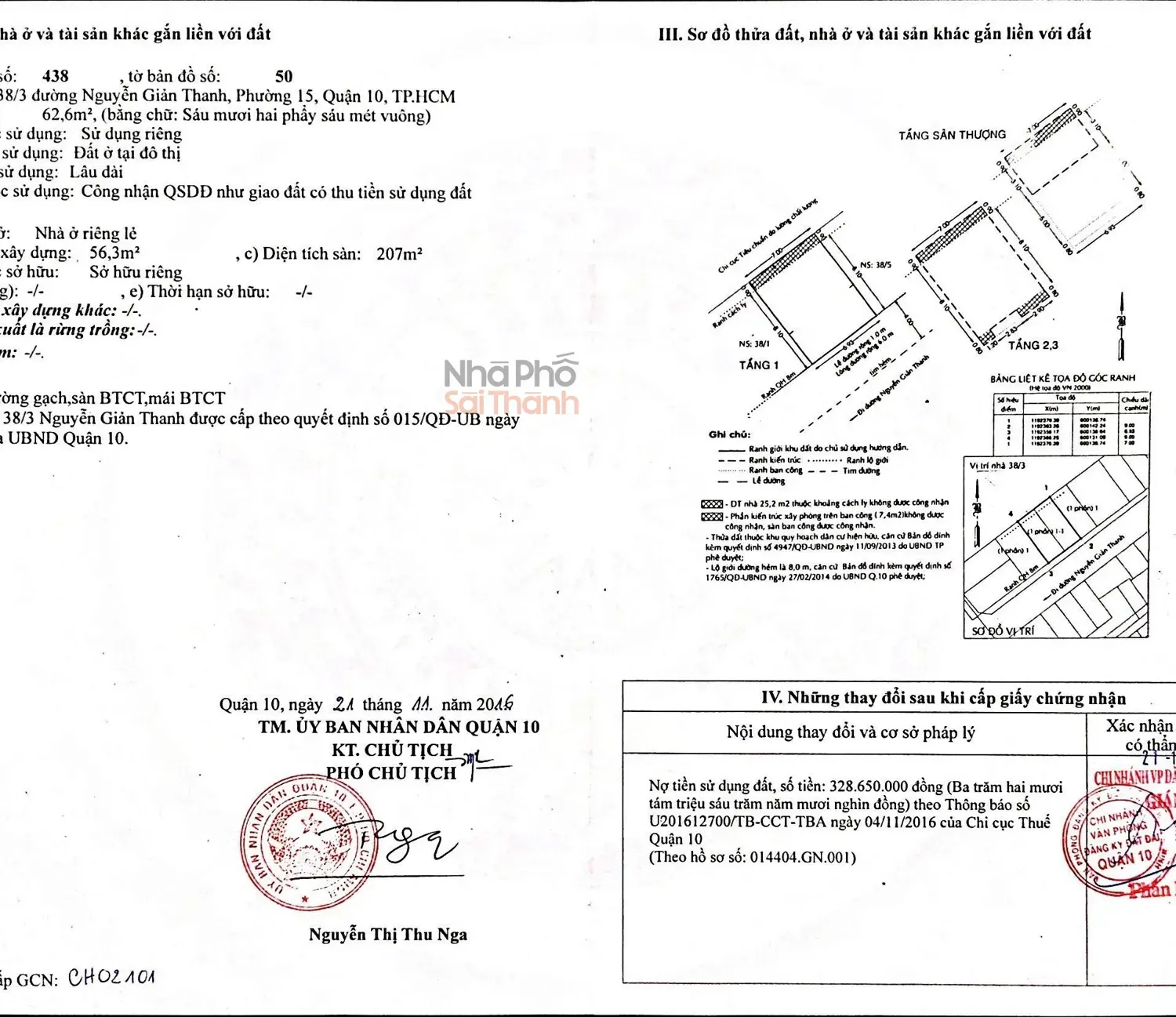 Hình ảnh Bán Nhà Hẻm Xe Hơi 38/3 Nguyễn Giản Thanh, P.15, Quận 10