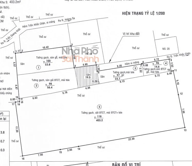 Hình ảnh Bán đất 23 23A 25 25/ 25/25B Trần Khắc Chân Phường Tân Định