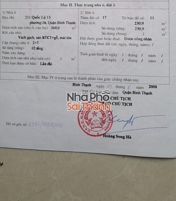 Hình ảnh Bán Nhà Hẻm Xe Hơi 230/41 Hồ Học Lãm, An Lạc