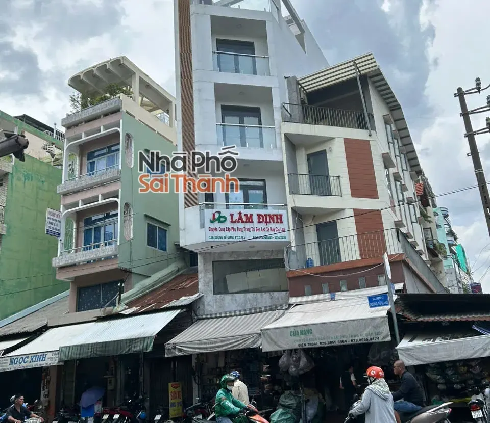 Hình ảnh Bán Nhà Mặt Tiền 126 Dương Tử Giang, Chợ Lớn