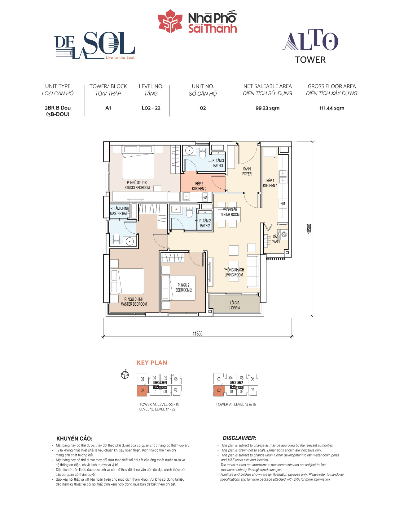 Mặt bằng To&agrave; Alto - Layout 6