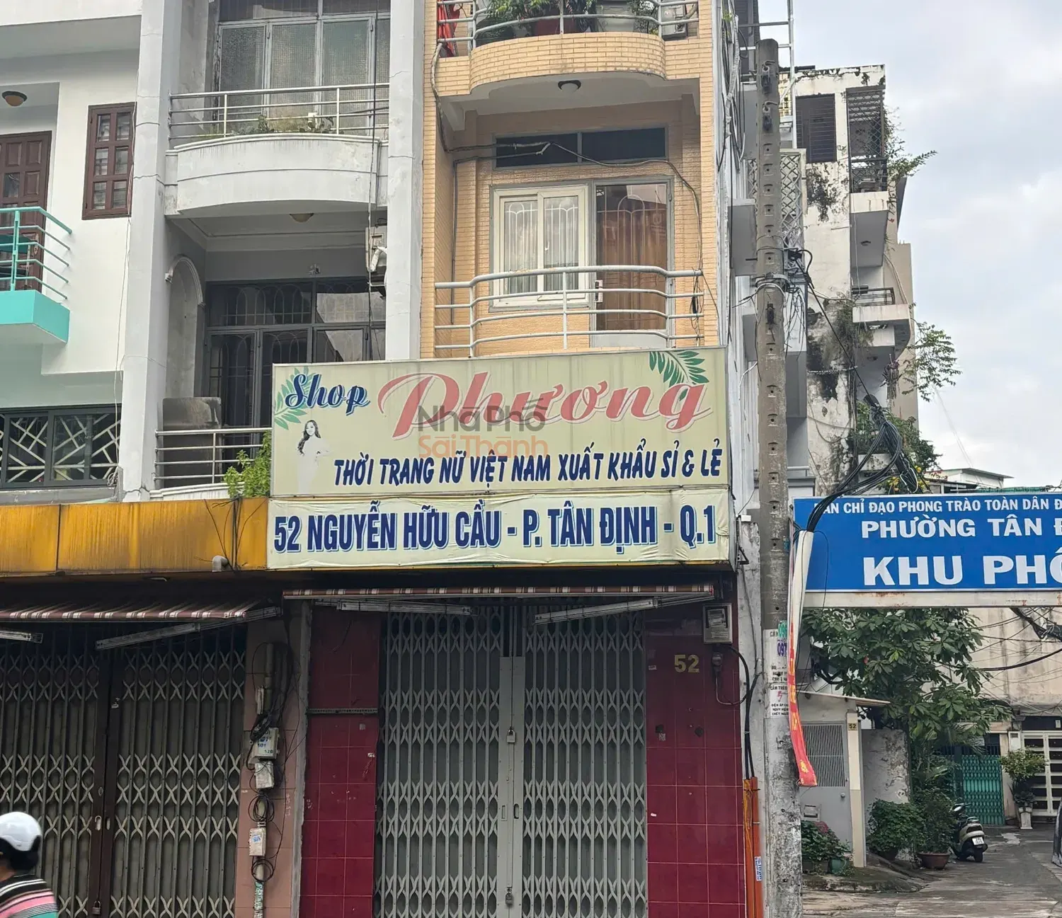 Hình ảnh Bán Nhà Góc 2 Mặt Tiền 52 Nguyễn Hữu Cầu, Tân Định, Quận 1