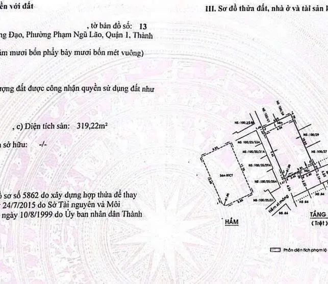 Hình ảnh Bán Nhà Hẻm Xe Hơi 100/39 Trần Hưng Đạo, Phạm Ngũ Lão, Quận 1