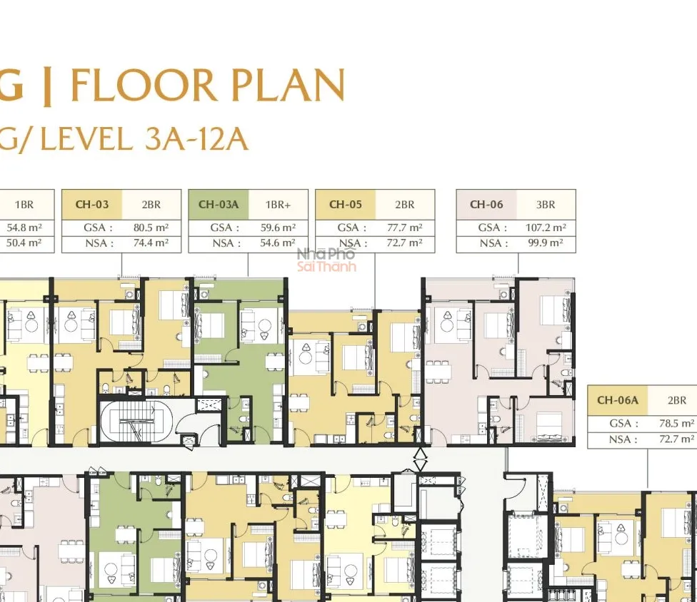 Hình ảnh Căn hộ A1-10-05 – Tòa A1 tầng 10 | 2 Phòng ngủ | View Sông Rạch Chiếc | Masteri Park Place