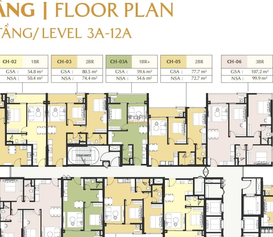 Hình ảnh Căn hộ A1-09-03A – Tòa A1 tầng 09 | 1+ Phòng ngủ | View Sông Rạch Chiếc | Masteri Park Place