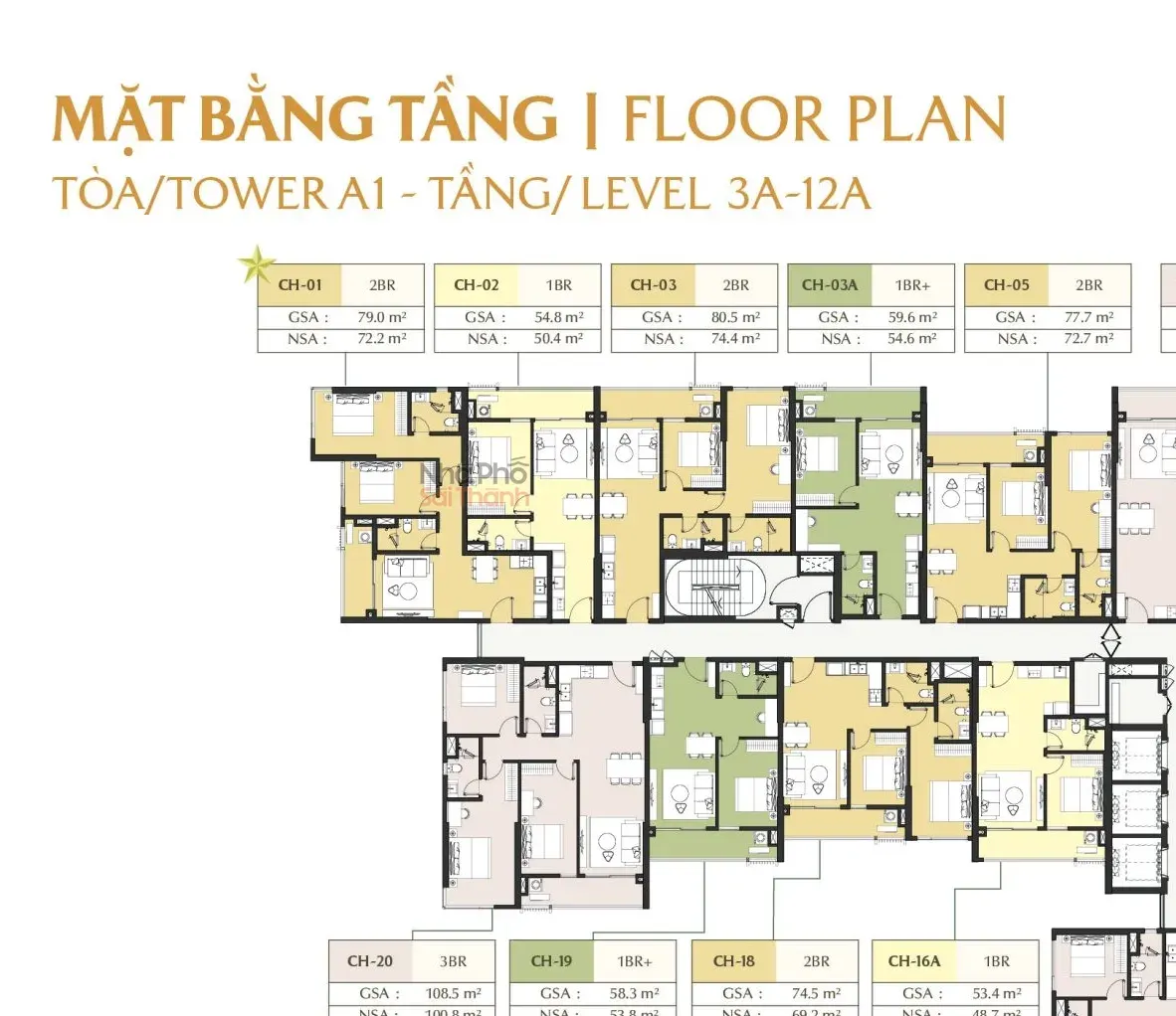 Hình ảnh Căn hộ A1-11-02 – Tòa A1 tầng 11 | 1 Phòng ngủ | View Sông Rạch Chiếc | Masteri Park Place