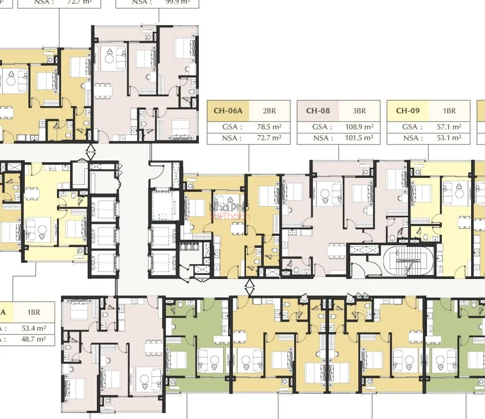 Hình ảnh Căn hộ A1-09-06A – Tòa A1 tầng 09 | 2 Phòng ngủ | View Sông Rạch Chiếc | Masteri Park Place