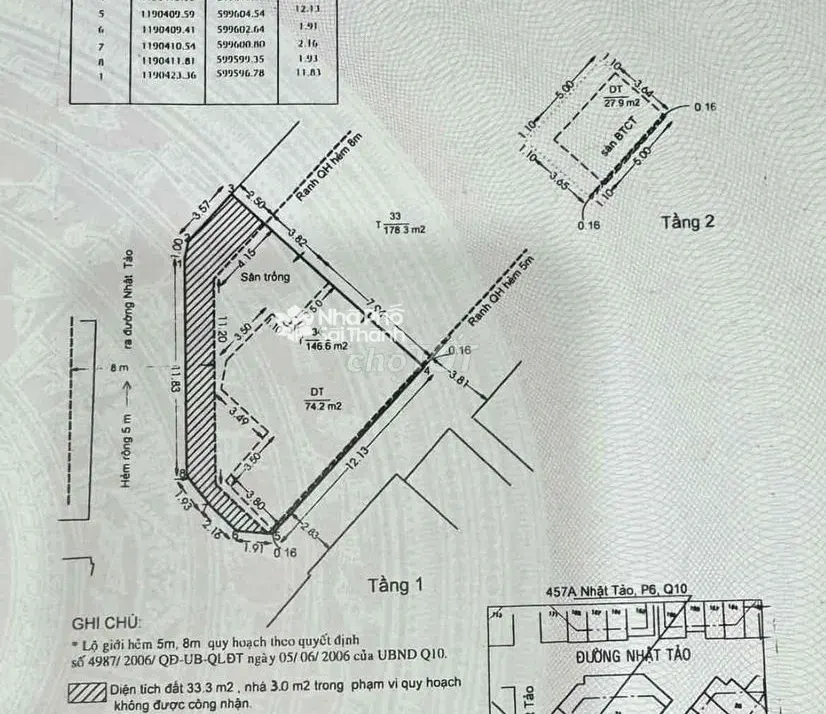 Hình ảnh Bán Nhà Mặt Tiền 457A Nhật Tảo, Phường 6, Quận 10