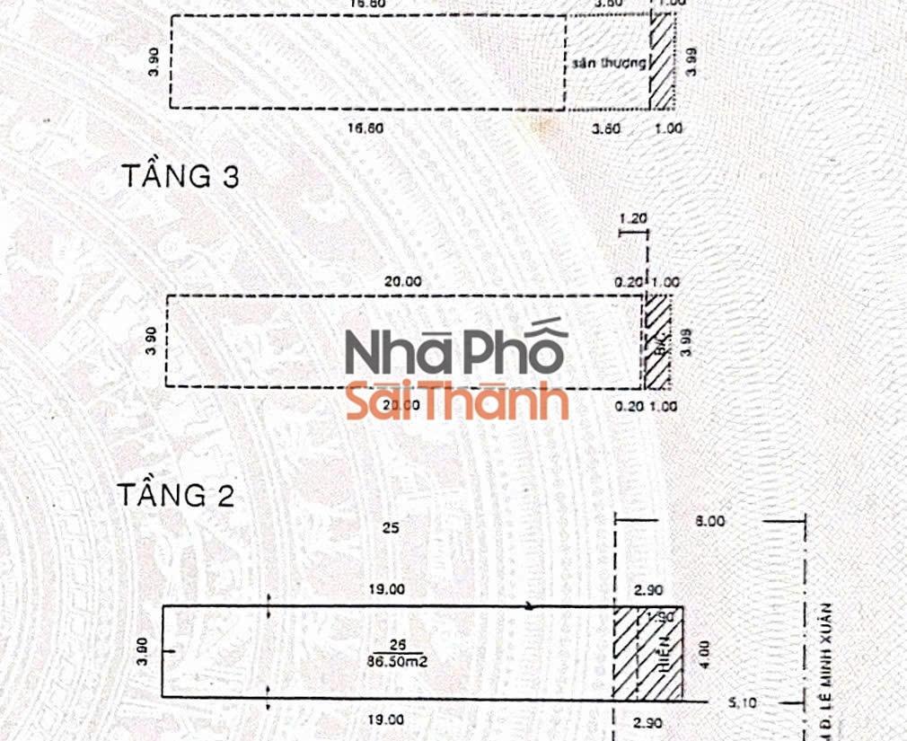 Hình ảnh Bán Nhà Mặt Tiền 118 Lê Minh Xuân, Tân Sơn Nhất