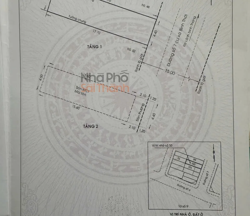 Hình ảnh Bán Nhà Mặt Tiền 50-52 Đường Số 7, Lãnh Binh Thăng, Phường 8, Quận 11