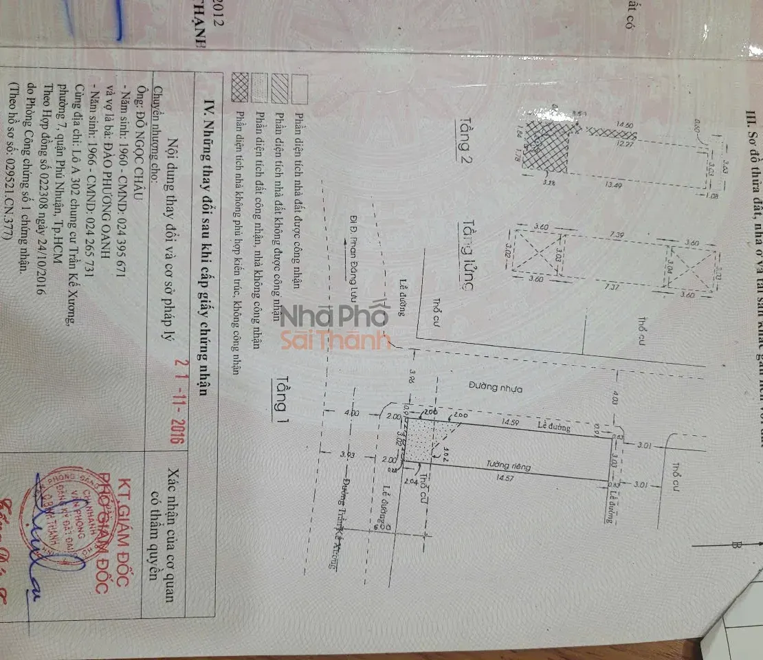 Hình ảnh Bán Nhà Mặt Tiền 68 Trần Kế Xương, Phường 3, Quận Bình Thạnh