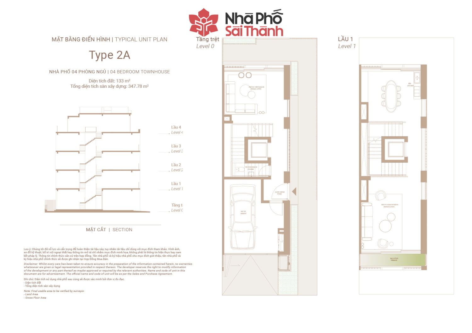 Vị tr&iacute; v&agrave; thiết kế layout 2A - Layout 2