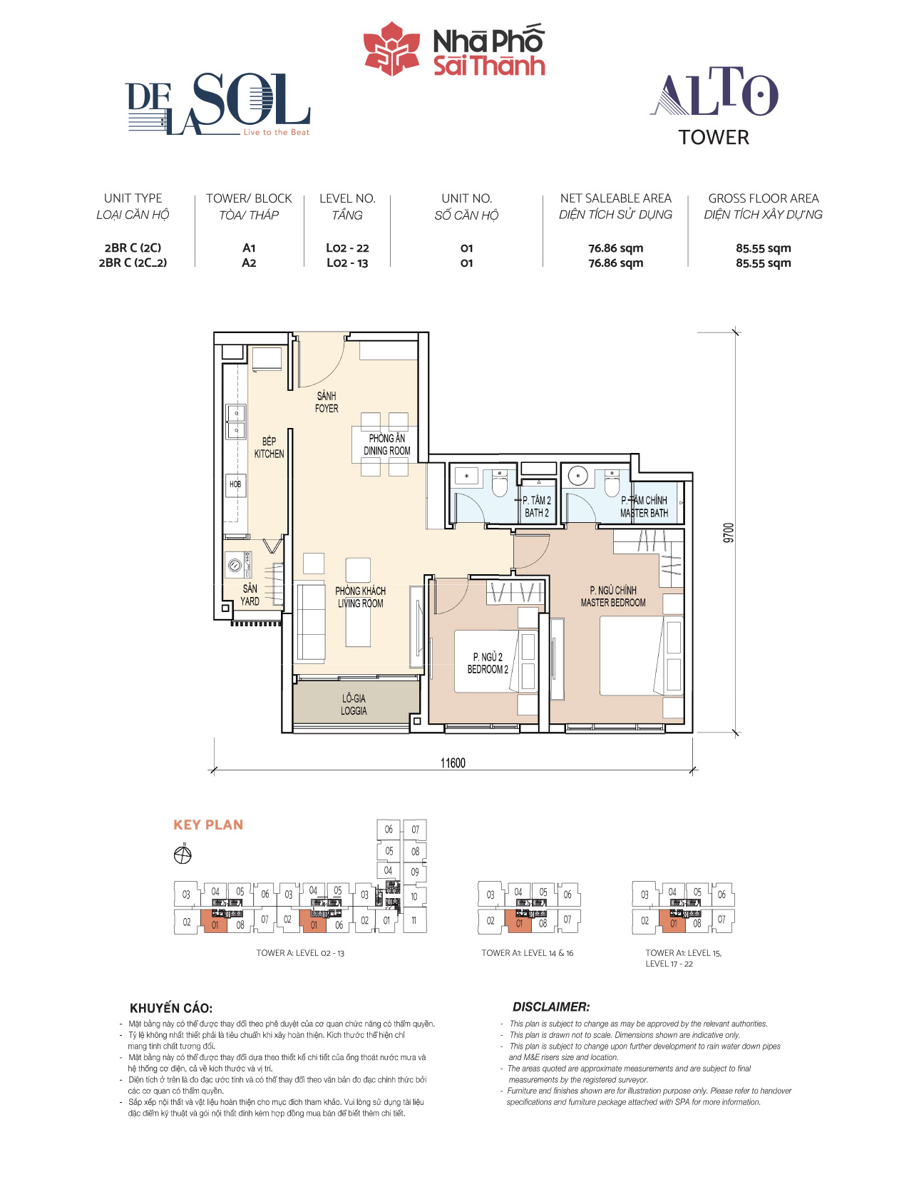 Mặt bằng To&agrave; Alto - Layout 10
