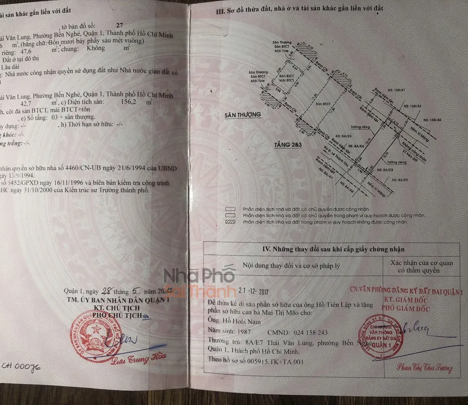 Hình ảnh Bán Nhà Hẻm Xe Hơi 8A/E7 Thái Văn Lung, P. Bến Nghé, Q. 1