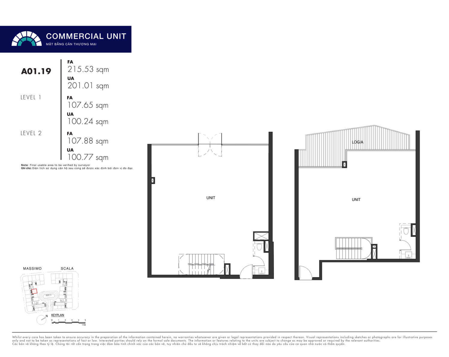 Mặt bằng Shophouse - Layout 18