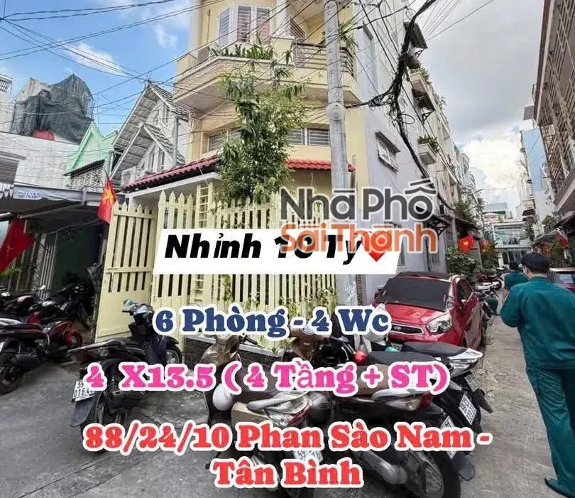 Hình ảnh Bán Nhà Hẻm 8m 88/24/10 Phan Sào Nam, P.11, Q. Tân Bình