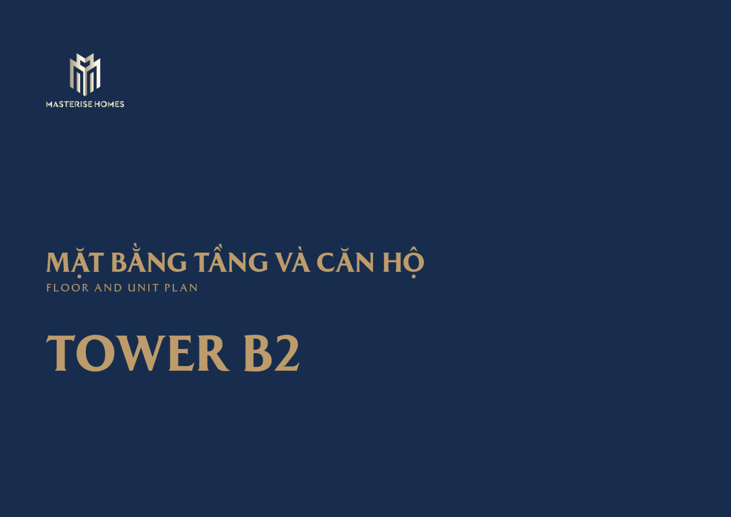 Mặt bằng To&agrave; B2 - Layout 1