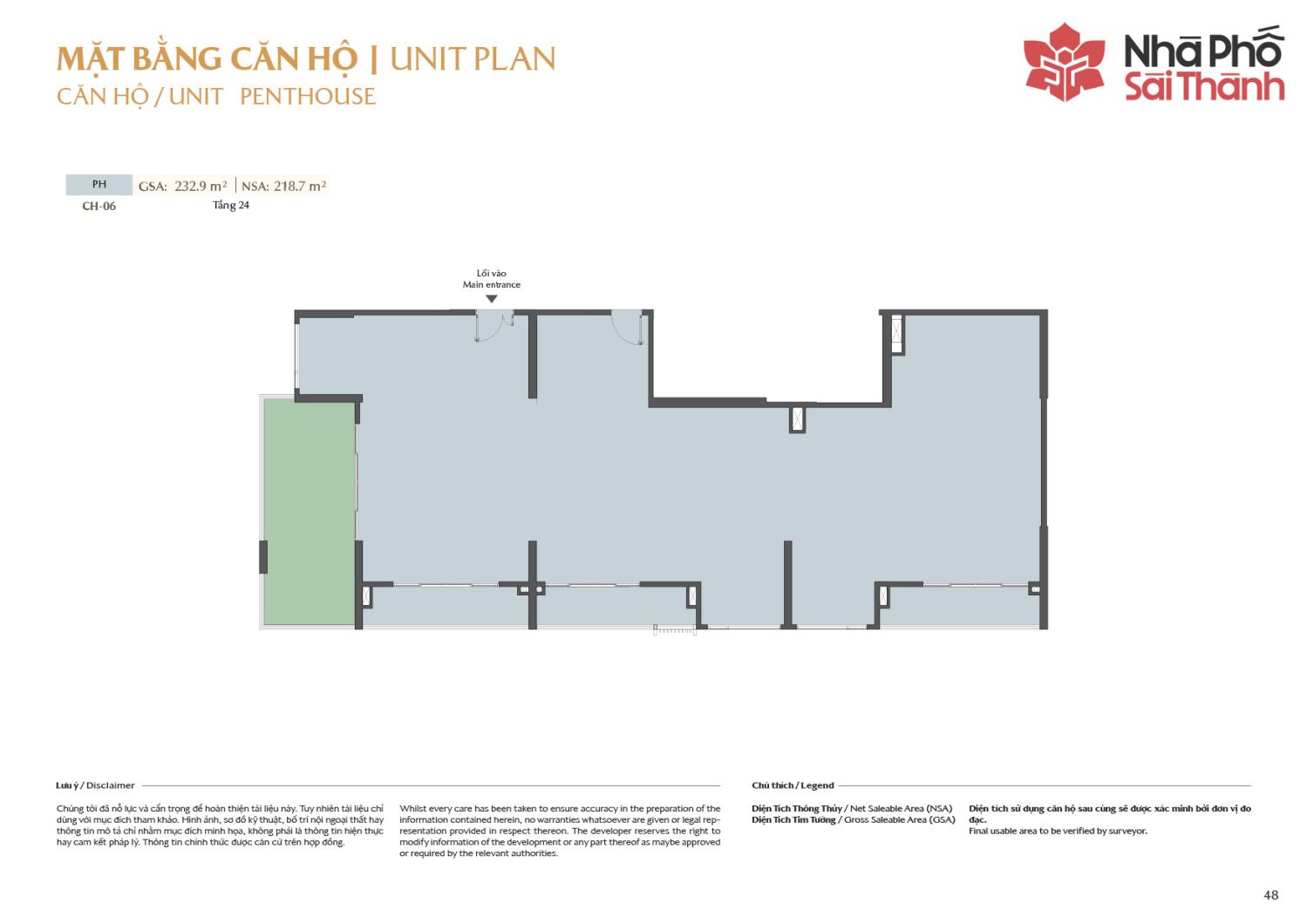Layout căn hộ Duplex  A2 - Layout 6