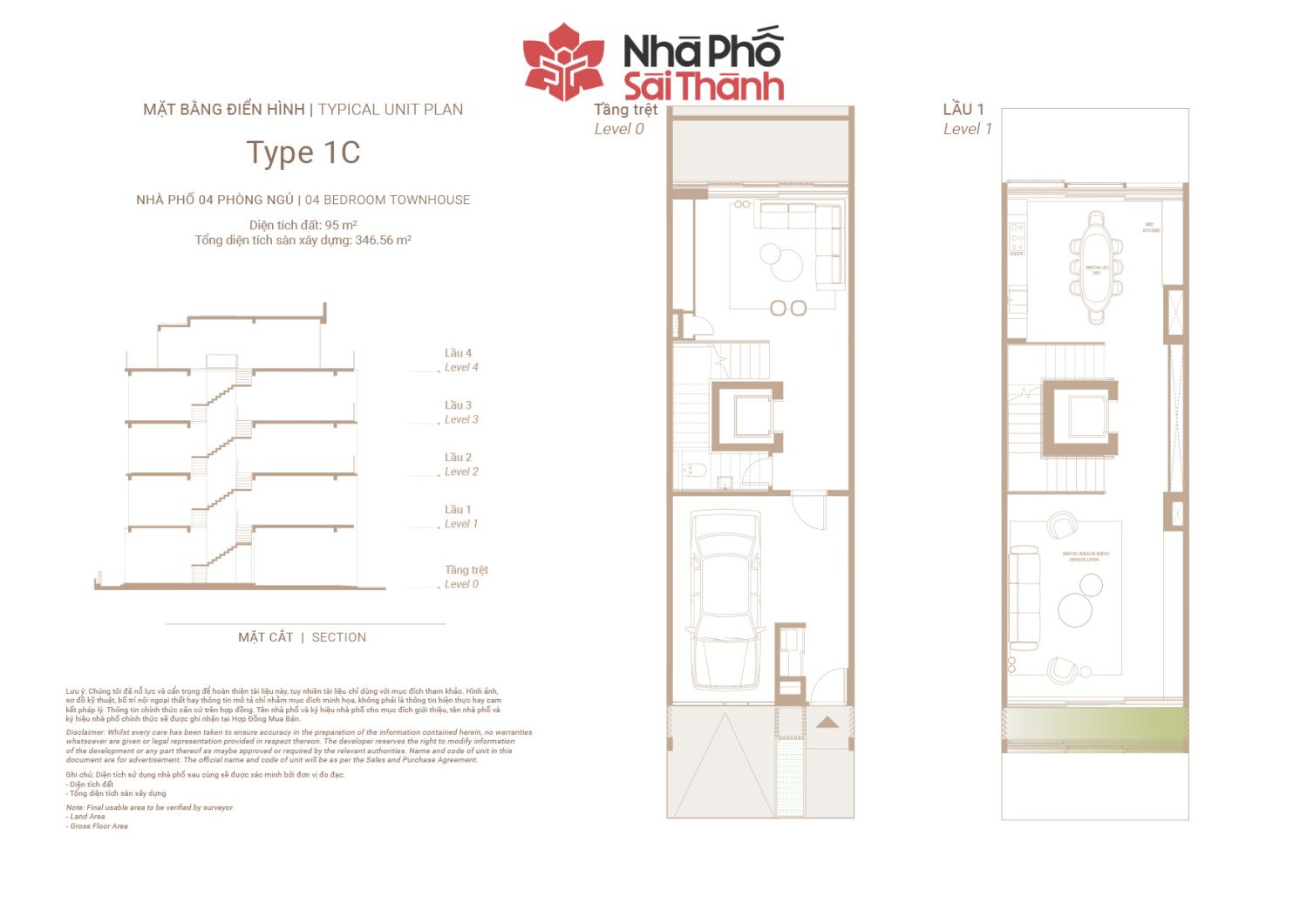 Vị tr&iacute; v&agrave; thiết kế layout 1C - Layout 2