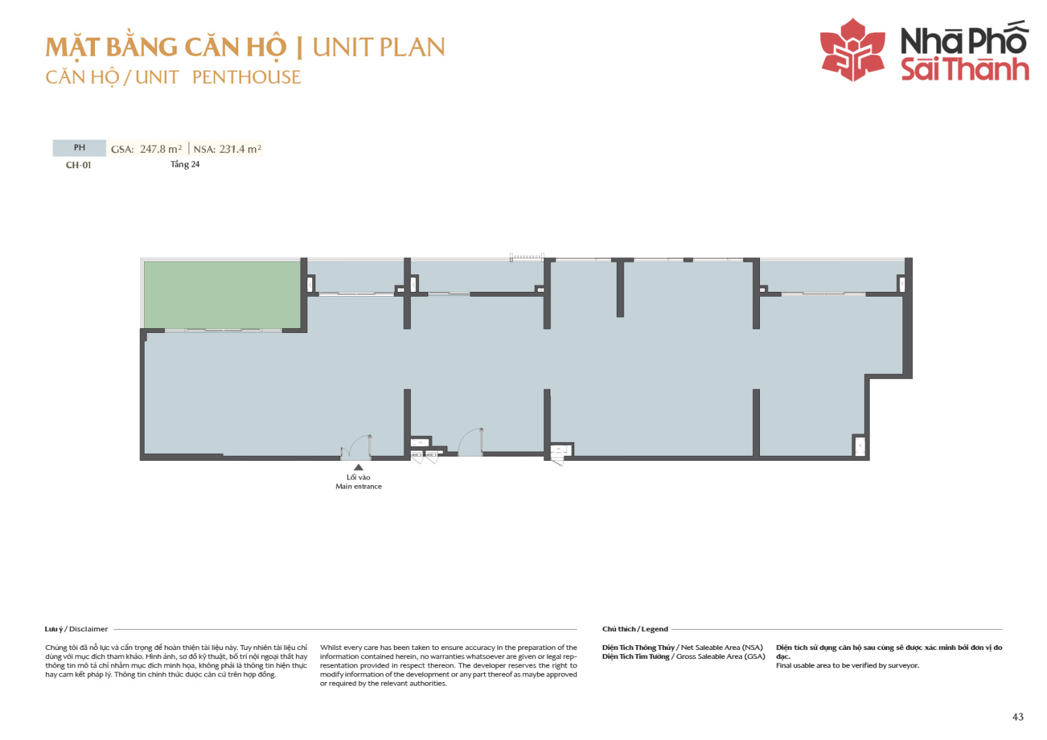 Layout căn hộ Duplex  A2 - Layout 1