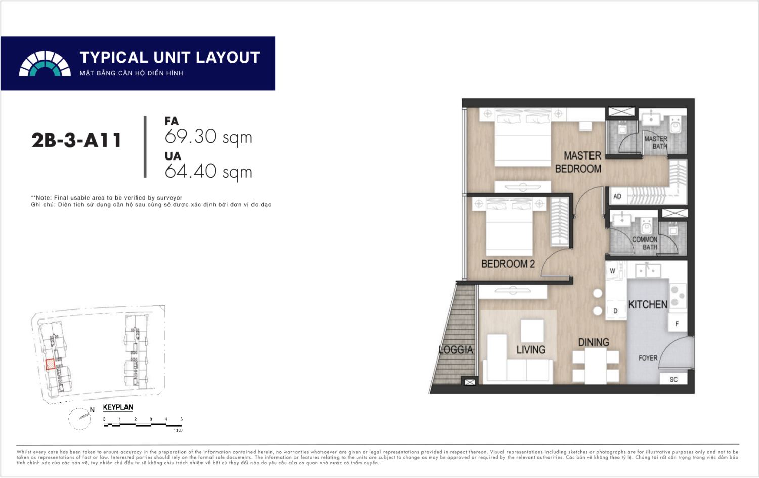 Mặt bằng MASSIMO - Layout 6