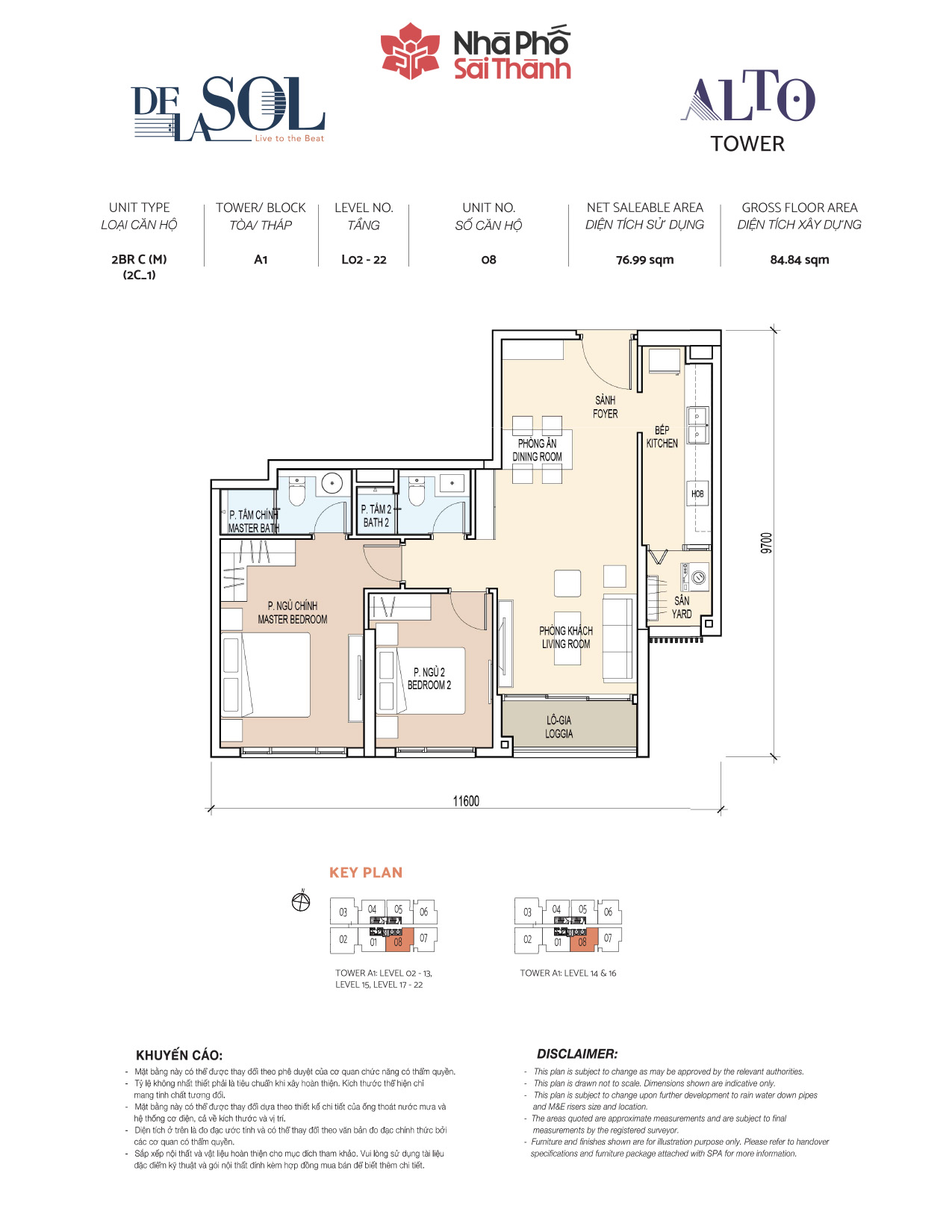 Mặt bằng To&agrave; Alto - Layout 9