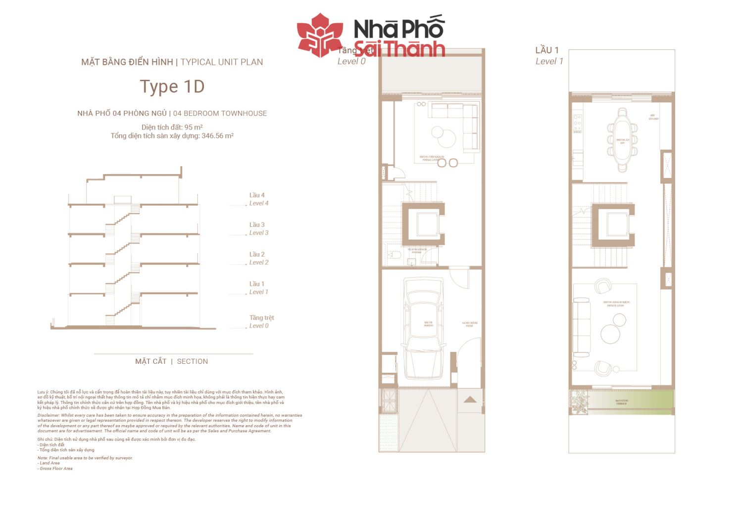 Vị tr&iacute; v&agrave; thiết kế layout 1D - Layout 2
