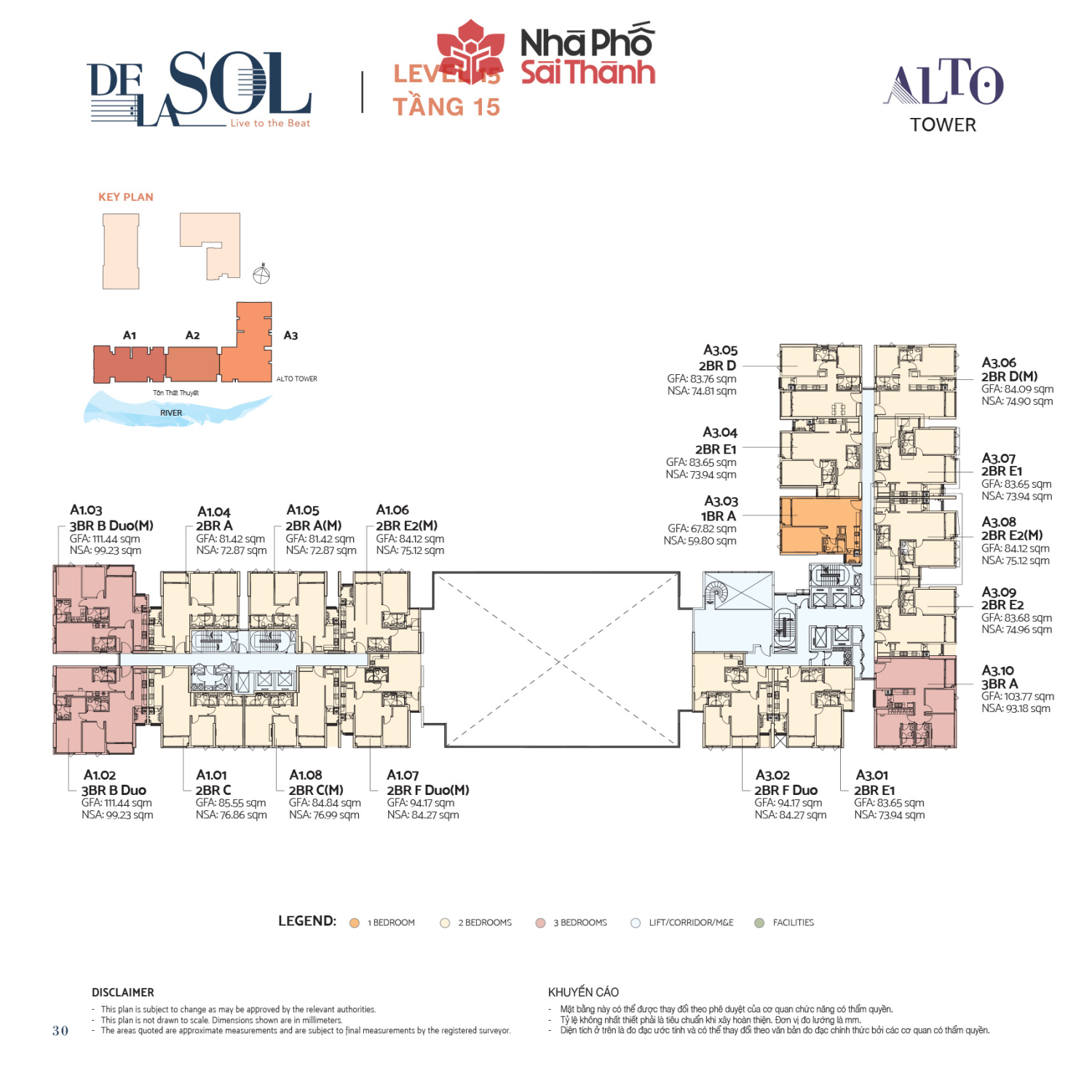 Mặt bằng To&agrave; Alto - Layout 4