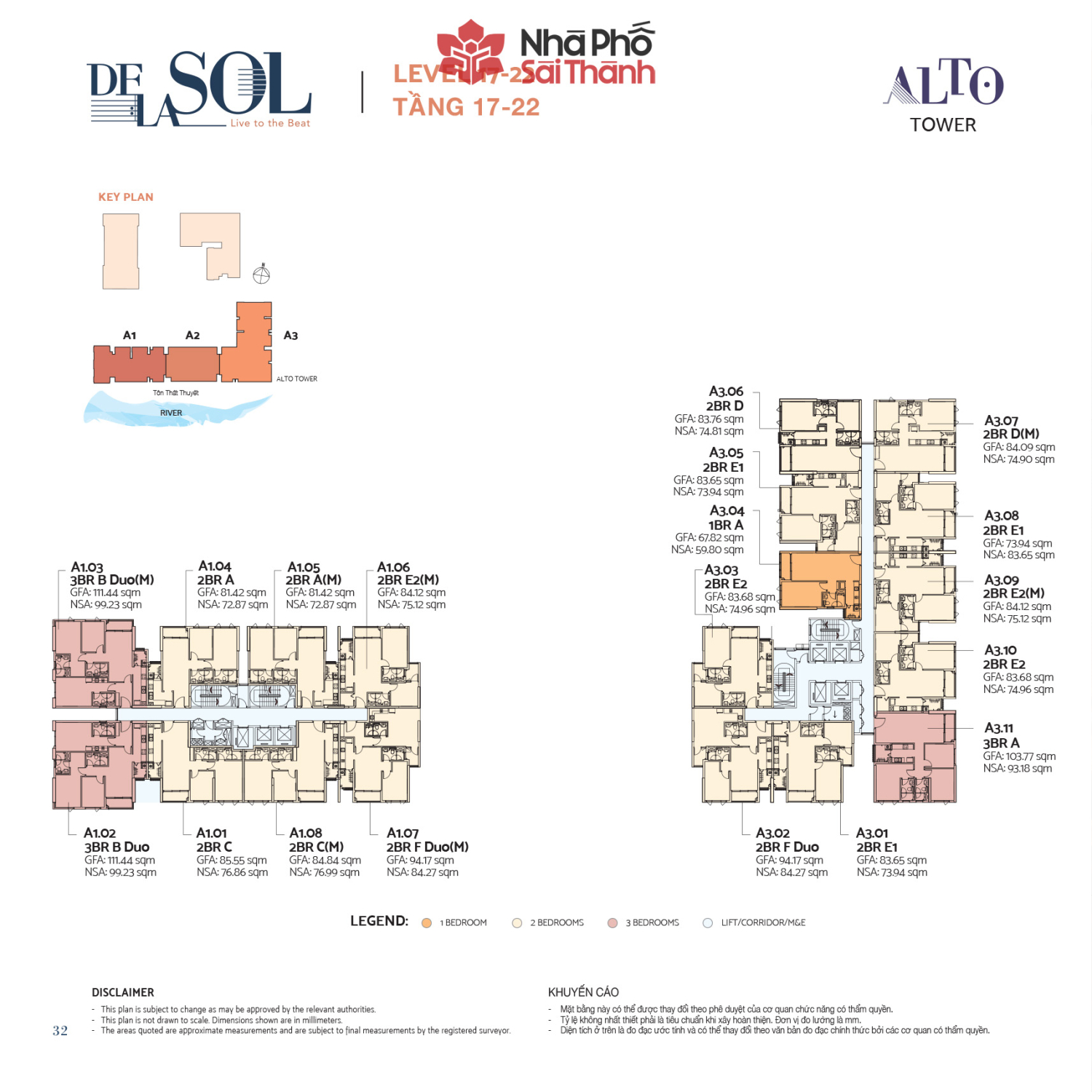 Mặt bằng To&agrave; Alto - Layout 6
