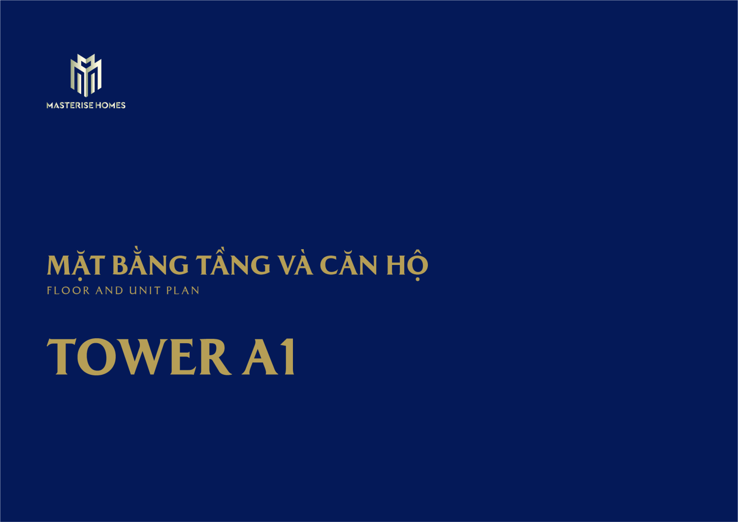 Mặt bằng To&agrave; A1 - Layout 1