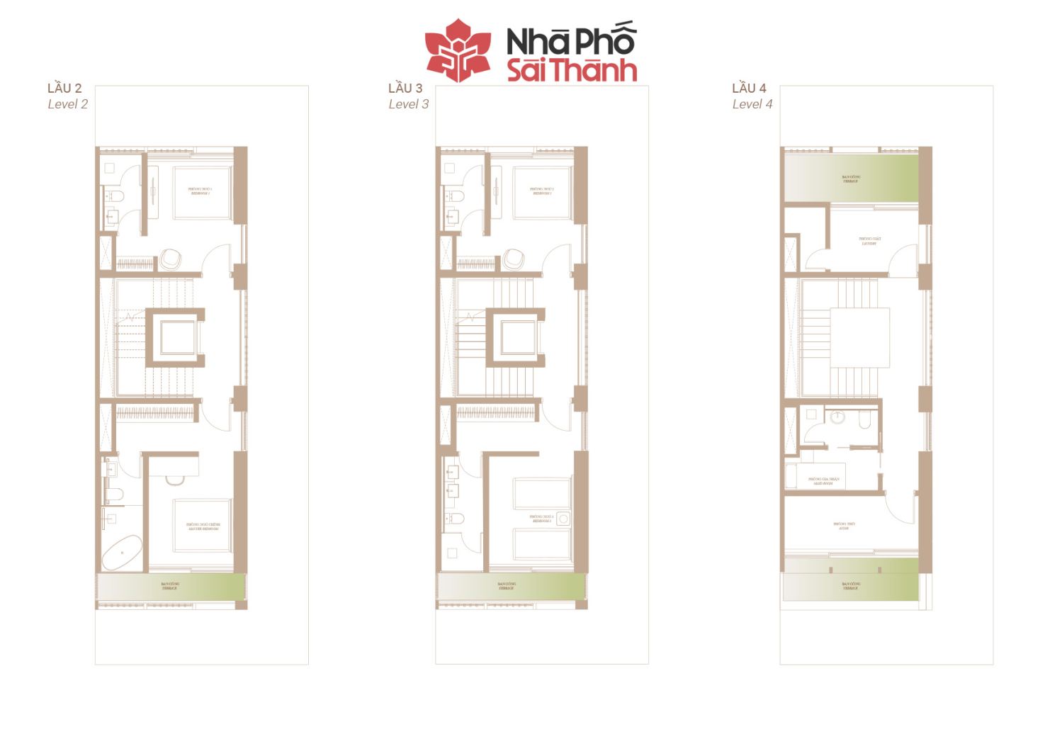Vị tr&iacute; v&agrave; thiết kế layout 2A - Layout 3