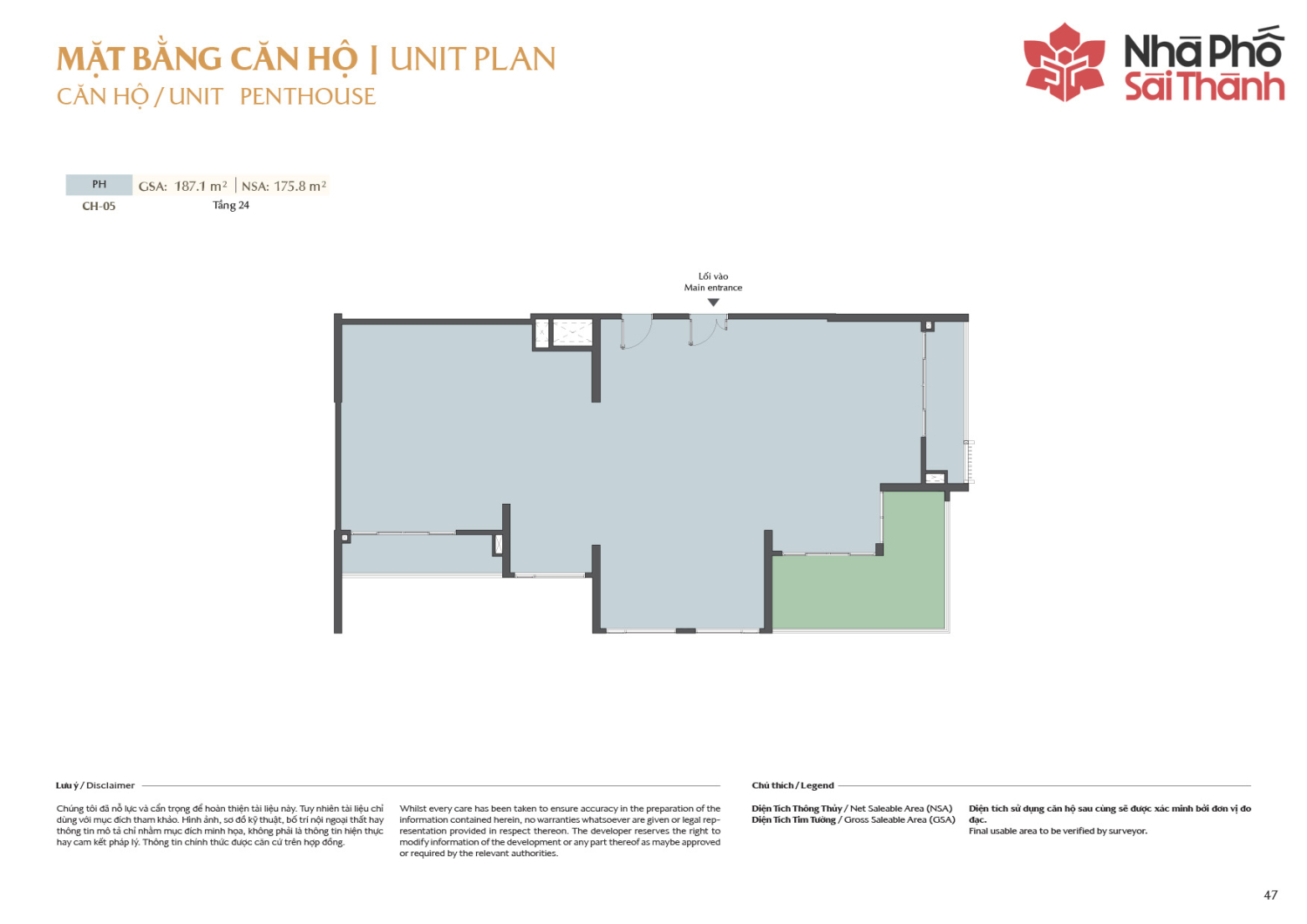 Layout căn hộ Duplex  A2 - Layout 5