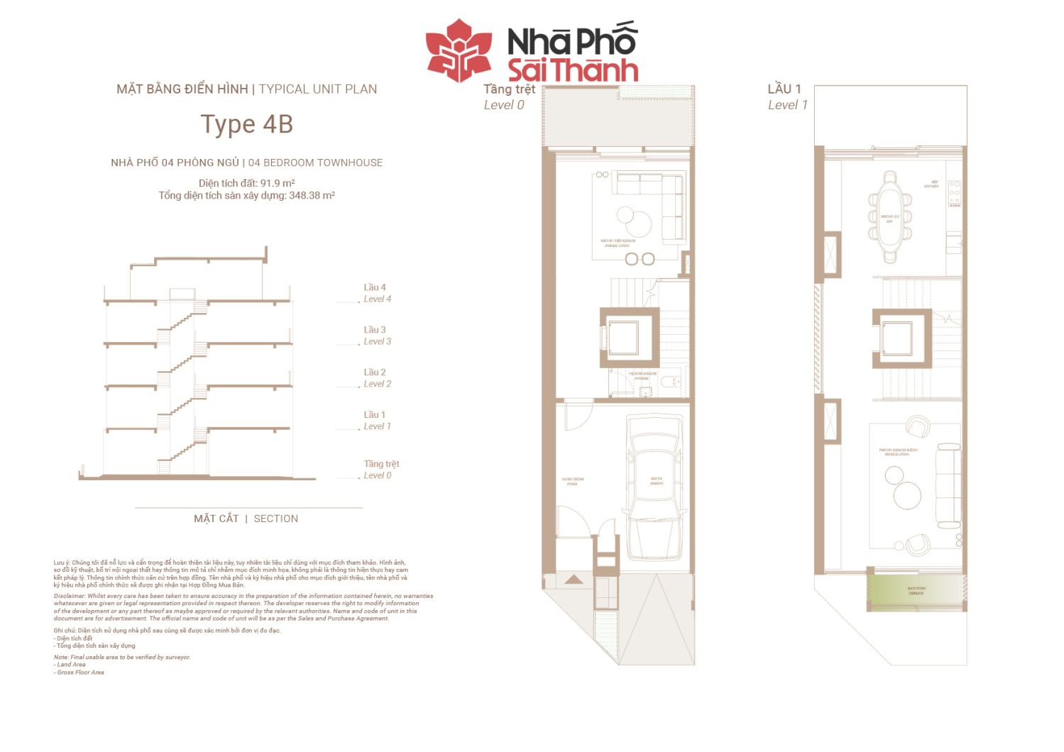 Vị tr&iacute; v&agrave; thiết kế layout 4B - Layout 2