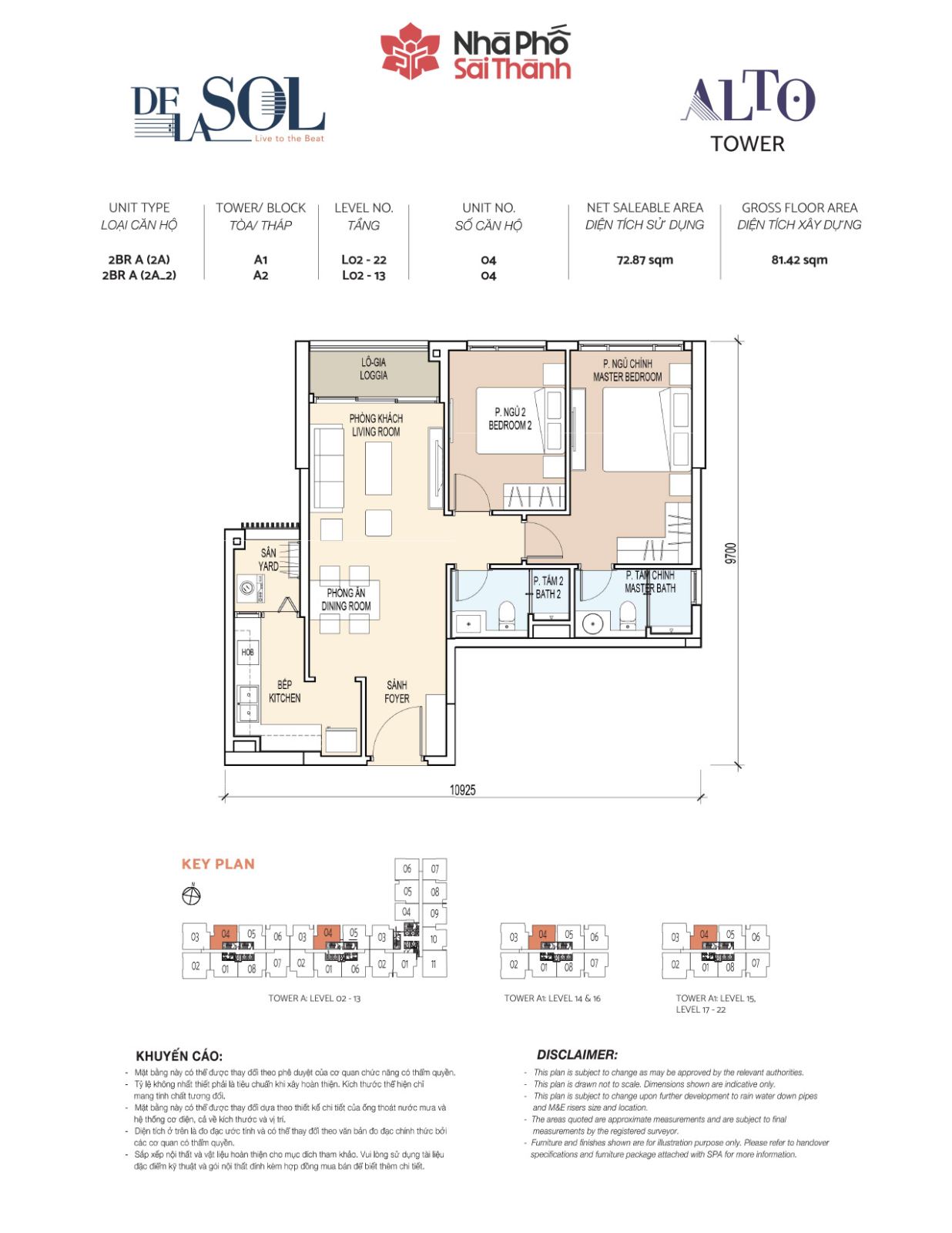 Mặt bằng To&agrave; Alto - Layout 8