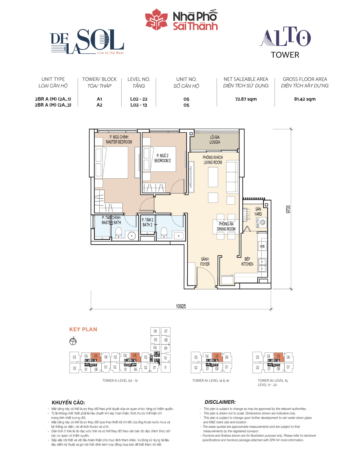 Mặt bằng To&agrave; Alto - Layout 7