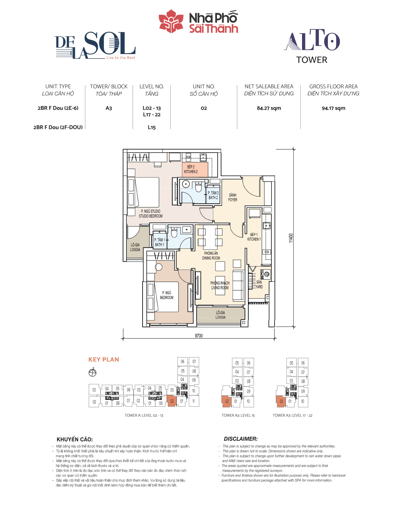 Mặt bằng To&agrave; Alto - Layout 12