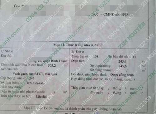 Hình ảnh Bán nhà 1/2 Đinh Bộ Lĩnh, Phường 2, Quận Bình Thạnh