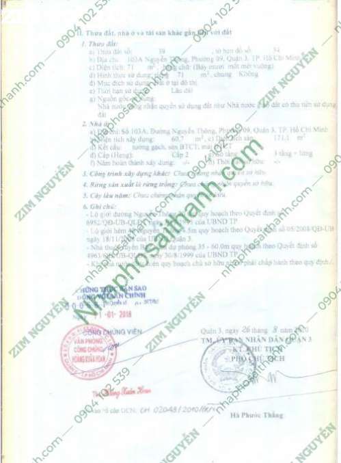 Hình ảnh Nhà 103A-105-107 Nguyễn Thông Phường 9 Quận 3