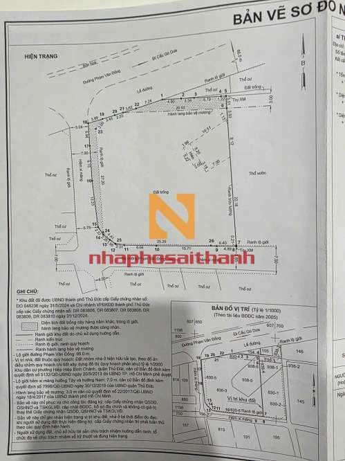 Hình ảnh Bán đất 1052 Phạm Văn Đồng, Phường Hiệp Bình Chánh, Thành Phố Thủ Đức